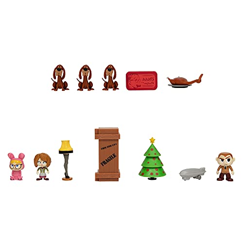 A Christmas Story Advent Calendar 2024 Includes 24 Windows Filled with Silly and Festive 1-inch Figures & Accessories!