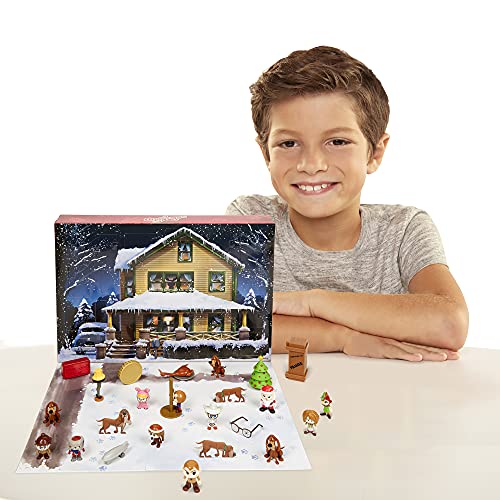 A Christmas Story Advent Calendar 2024 Includes 24 Windows Filled with Silly and Festive 1-inch Figures & Accessories!