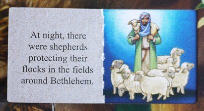 A Child is Born Advent Calendar (Countdown to Christmas) with Nativity Story by Vermont Christmas Company