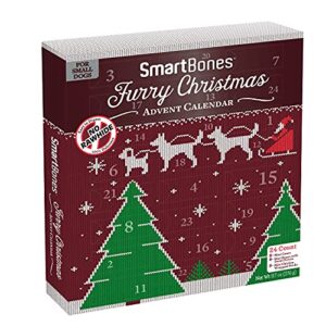 SmartBones Holiday Advent Calendar 24 Count, Made with Real Chicken, Rawhide-Free Chews for Small Dogs, 1 Count (Pack of 1)