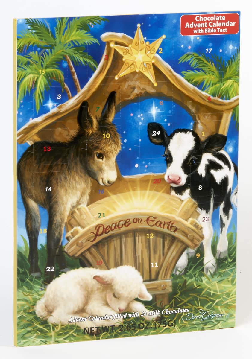 Peace on Earth Chocolate Advent Calendar (Countdown to Christmas)