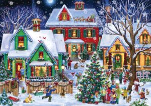 christmas houses advent calendar (countdown to christmas) by vermont christmas company with holiday suggestions