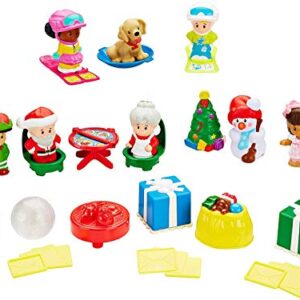 Fisher-Price Little People Toddler Toys Advent Calendar, Set Of 24 Figures & Accessories For Christmas Play Ages 1+ Years