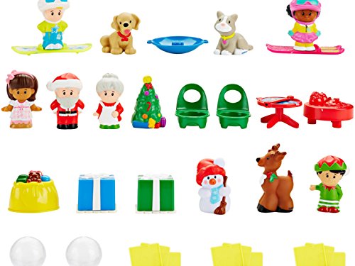 Fisher-Price Little People Toddler Toys Advent Calendar, Set Of 24 Figures & Accessories For Christmas Play Ages 1+ Years