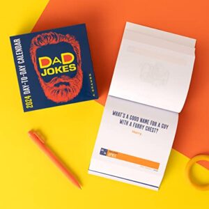 Dad Jokes 2024 Day-to-Day Calendar: A Year's Supply of Groan-Worthy Quips, Puns, and Almost-Funny Gags