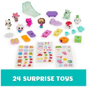 Gabby’s Dollhouse, Advent Calendar 2023, 24 Surprise Toys with Figures, Stickers & Dollhouse Accessories, Kids Toys for Girls & Boys Ages 3+