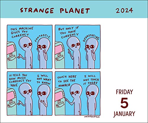 Strange Planet 2024 Day-to-Day Calendar: Wildly Unprepared for the Day