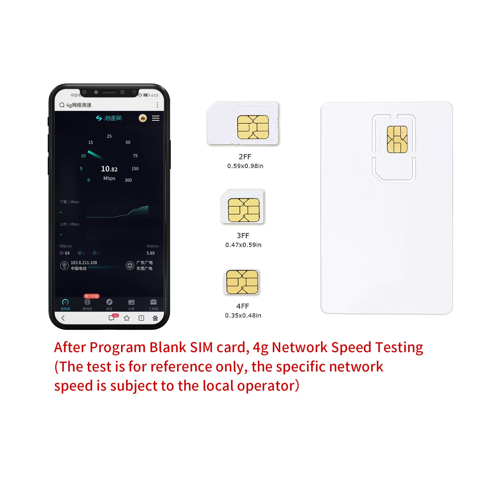 Smart Chip EMV SIM eID Card Reader Writer Programmer with 5pcs Blank Programable LTE USIM 4G Card + SIM Personalize Software (Black)