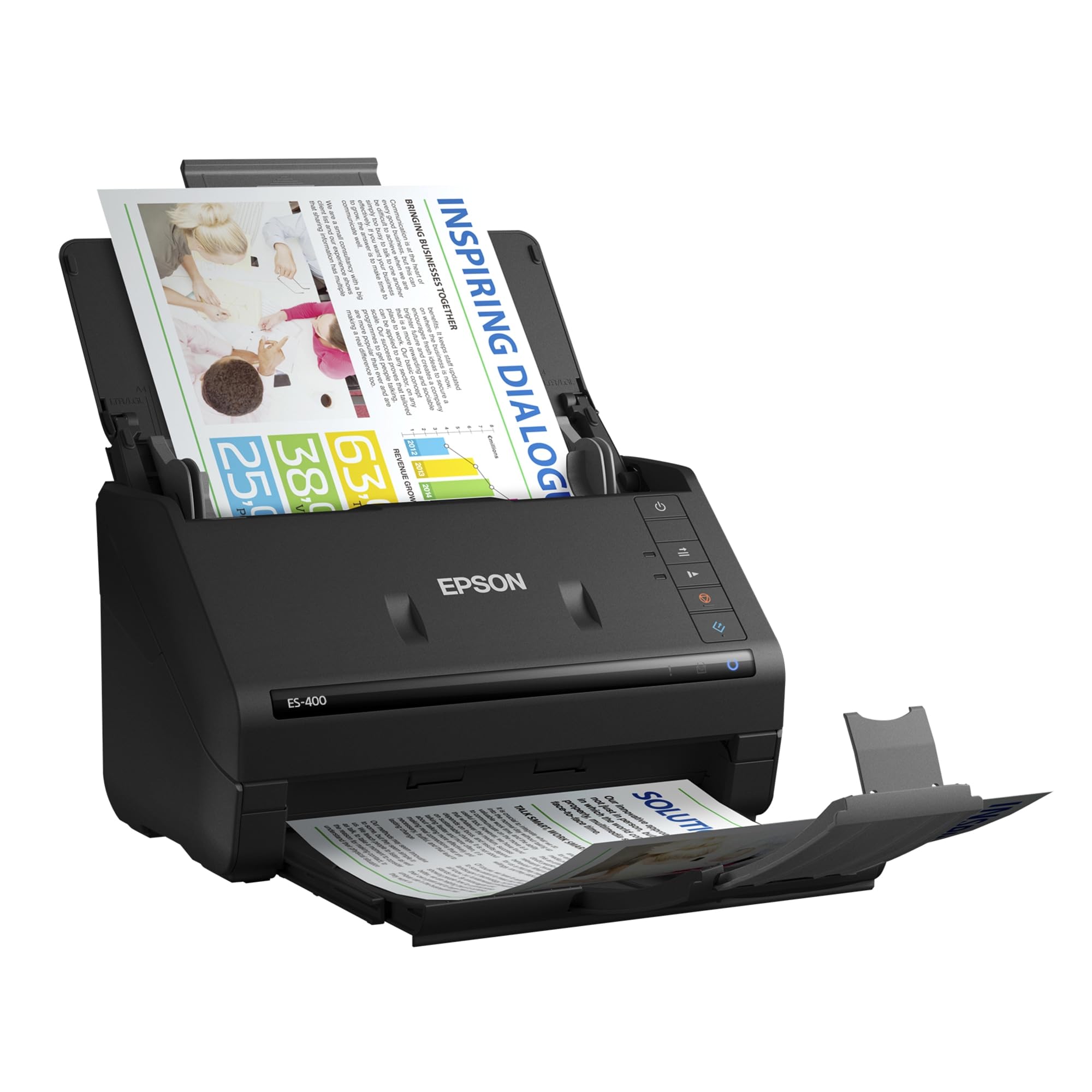 Epson WorkForce ES-400 Color Duplex Document Scanner for PC and Mac, Auto Document Feeder (ADF)