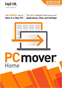 laplink pcmover home | instant download | single use license | moves applications, files, and settings to your new pc