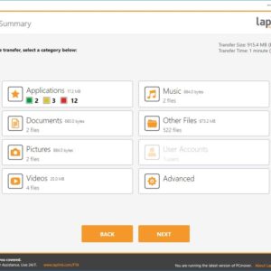 Laplink PCmover Home | Instant Download | Single Use License | Moves Applications, Files, and Settings to Your New PC