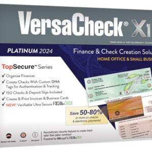 VersaCheck X1 Platinum 2024 - Finance and Check Creation Software