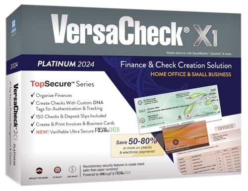 VersaCheck X1 Platinum 2024 - Finance and Check Creation Software