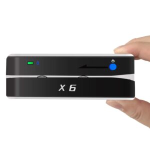 bluetooth x6bt vip card reader writer encoder card swiper scanner