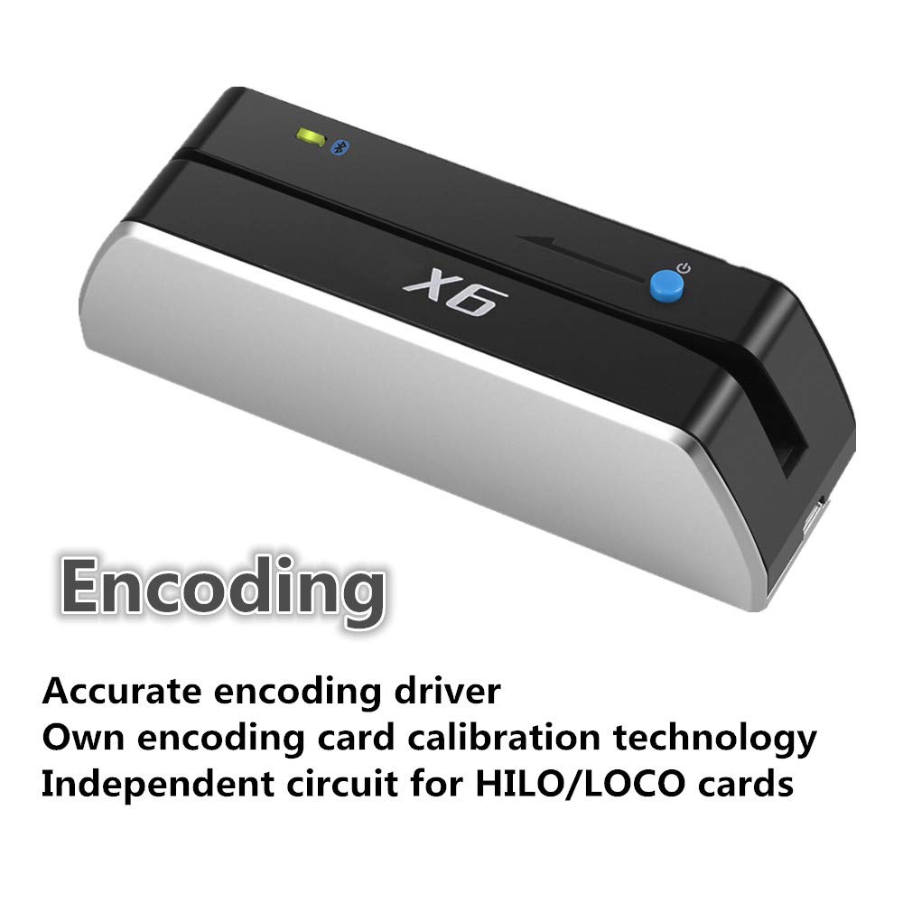 Bluetooth X6BT Card Reader Writer Encoder Card Writer Device