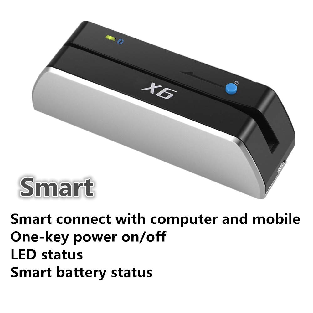 Bluetooth X6BT Card Reader Writer Encoder Card Writer Device