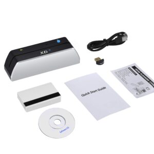 Bluetooth USB 3 Tracks X6(BT) VIP Card Reader Writer Encoder Mini Portable