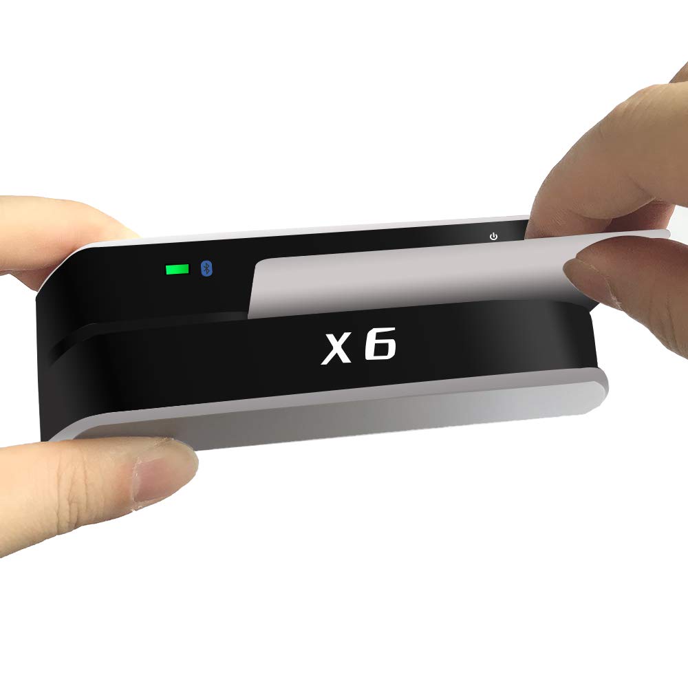 Bluetooth USB 3 Tracks X6(BT) VIP Card Reader Writer Encoder Mini Portable