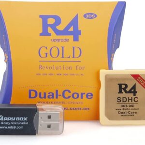 RGEEK 2023 Update Wood Version R4ISDHC SDHC Dual Core Golden