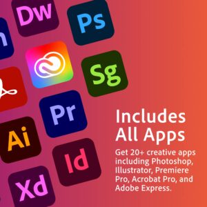 Adobe Student & Teacher Edition Creative Cloud | Validation Required | 12-Month Subscription with Auto-Renewal, PC/Mac