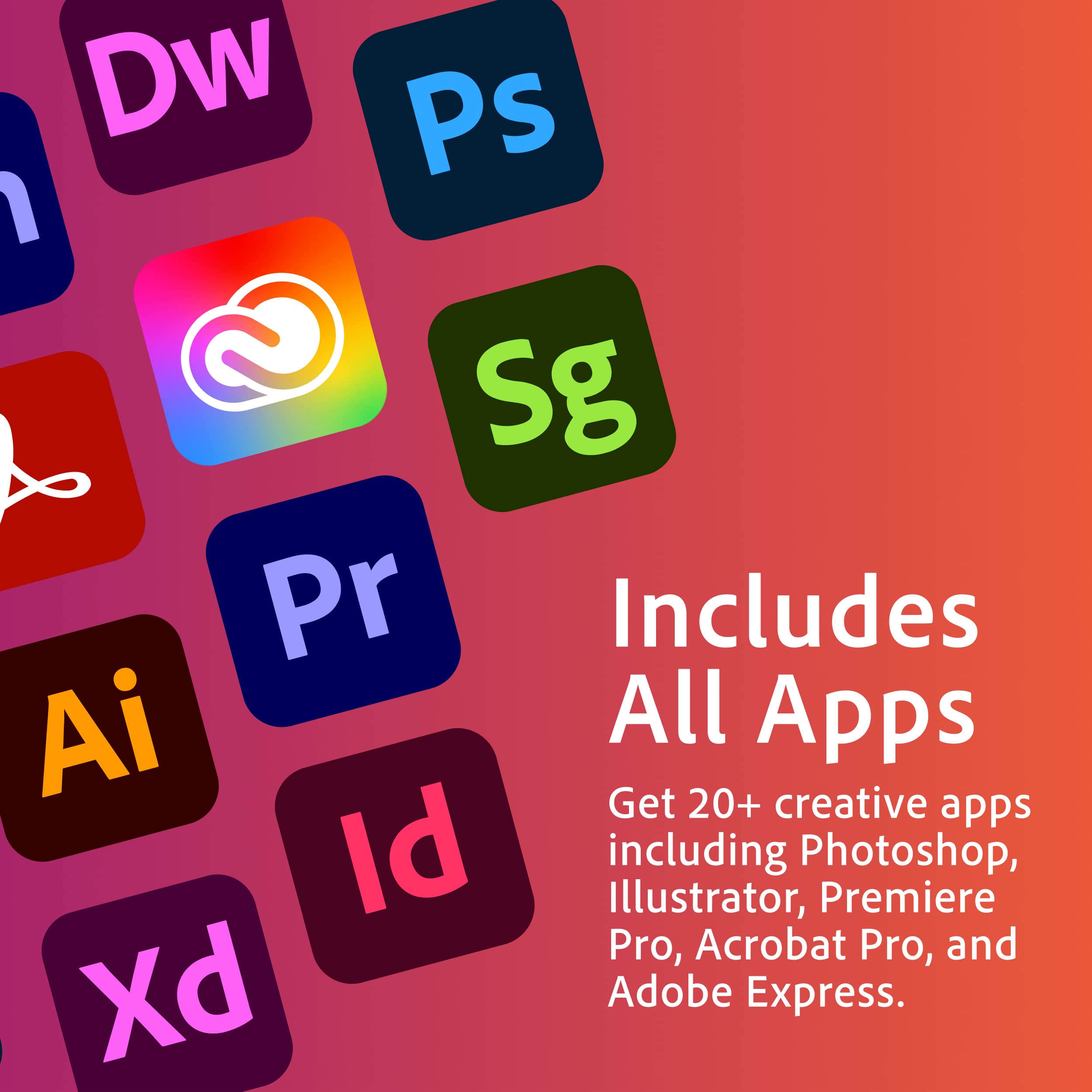 Adobe Student & Teacher Edition Creative Cloud | Validation Required | 12-Month Subscription with Auto-Renewal, PC/Mac