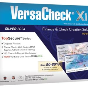 VersaCheck X1 Silver 2024 - Personal Finance and Check Creation Software