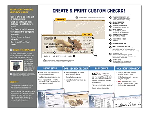 VersaCheck X1 Silver 2024 - Personal Finance and Check Creation Software