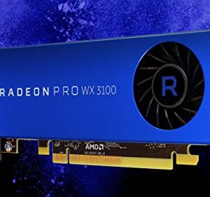 AMD Radeon Pro WX 3100 Graphic Card - 1.22 GHz Core - 4 GB GDDR5 - Half-Length - Single Slot Space Required