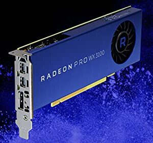 AMD Radeon Pro WX 3100 Graphic Card - 1.22 GHz Core - 4 GB GDDR5 - Half-Length - Single Slot Space Required