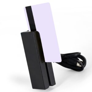 USB Magnetic Stripe Card Reader 3-Track POS Credit Card Reader Swiper Magstripe Swipe Card Reader