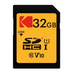 Kodak 32GB Class 10 UHS-I SDHC Memory Card (2-Pack) Bundle with Focus USB Card Reader (3 Items)