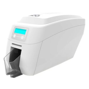 AlphaCard Magicard 300 ID Card Printer System w/ 200 Print YMCKO Ribbon, 300 Premium PVC Cards ID Suite Software (PC) (Dual Sided, PVC Cards w/Mag Strip)