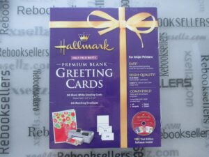 hallmark blank greeting cards half-fold matte premium 20 count