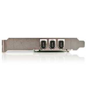 StarTech.com 4 port PCI 1394a FireWire Adapter Card - 3 External 1 Internal FireWire PCI Card (PCI1394MP)