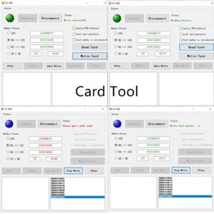 125khz ID Card Reader Writer RFID Copier Duplicater for Access Control+5 PCS EM4305/T5557 Tags+ Copier Tool