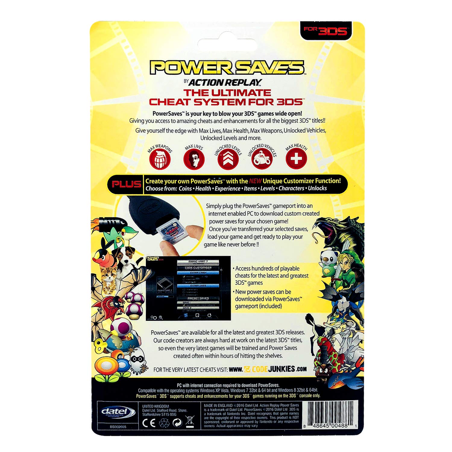 Action Replay Powersaves 3DS - 2018 Edition