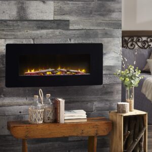 Dimplex Winslow 42" Wall-Mounted/Tabletop Electric Linear Fireplace (Model: SWM4220), 4777 BTU, 120 Volt, 1400 Watt, Black