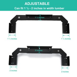 DITKOK 16 Inch On-Center Stud Layout Tool Adjustable Fit 1 ½ - 2 inches Lumber - Precision Wall Stud Framing Tool, Framing Spacing Tool, Premium Wall Stud Framing Tool, Precision Measurement Jig Tool