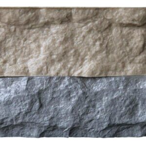 Stone Master Molds Chiseled Edge Concrete Countertop Edge Form Liner 8'x6"x2"