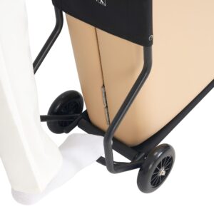 Master Massage Universal Massage Table Cart, 1 Count (Pack of 1), Black