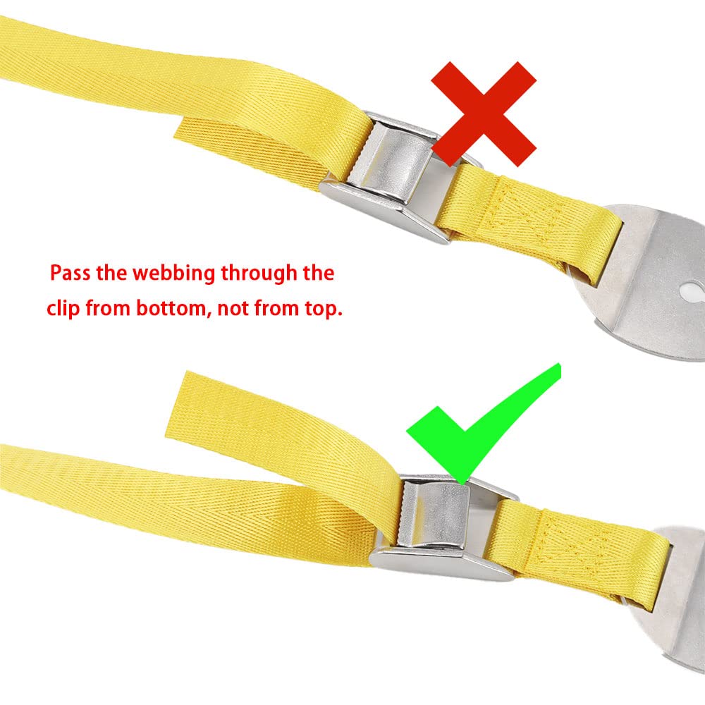 scottchen PRO Safety Ladder Strap Leash for Ladder Fix and Stabilize - 2pcs