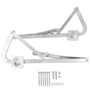 KUAFU 55-2 Attic Ladder Spreader Hinge Arms Compatible with Werner MFG After 2010 - (Pair)