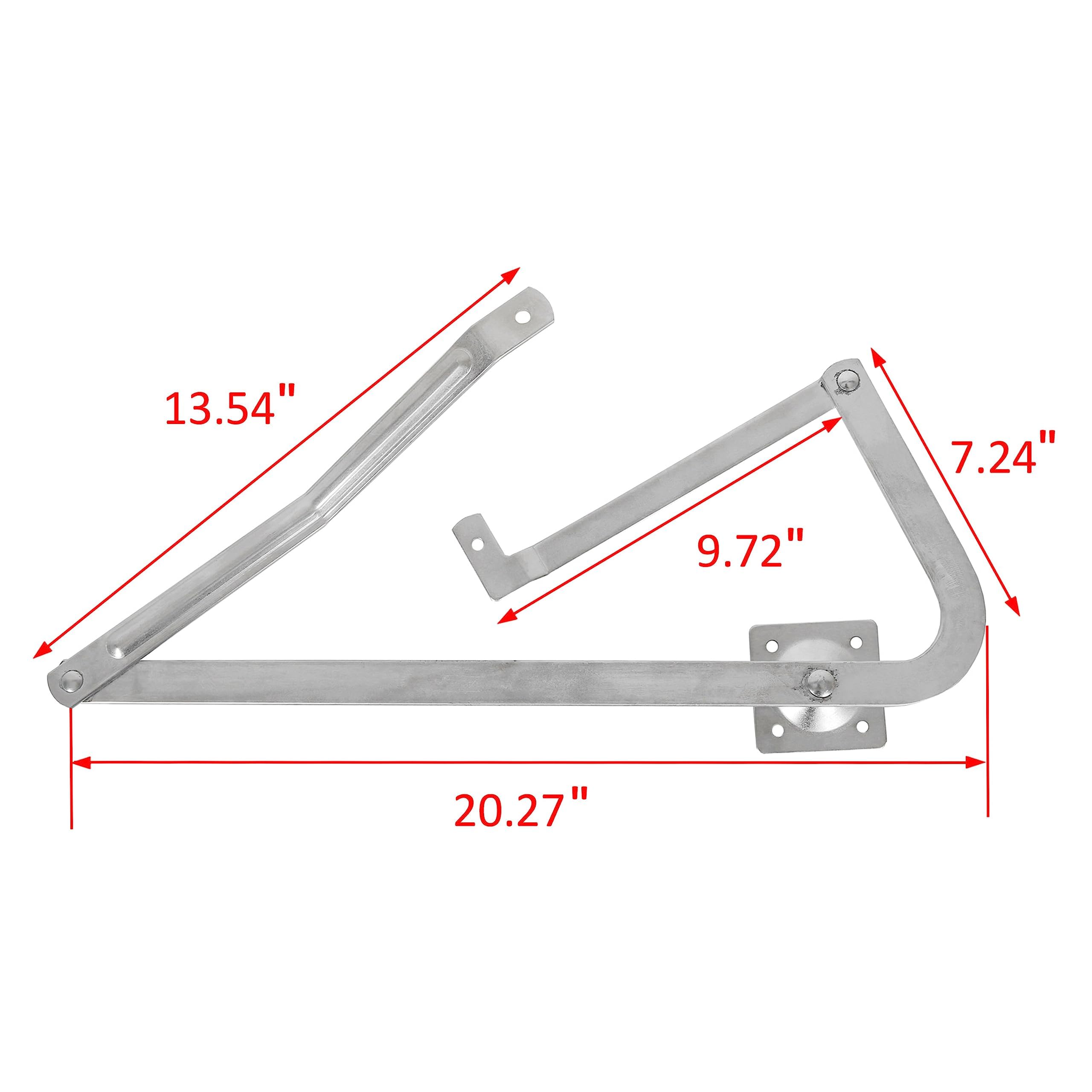 KUAFU 55-2 Attic Ladder Spreader Hinge Arms Compatible with Werner MFG After 2010 - (Pair)