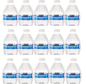water bottled purified water 8 fl oz (pack of 15, total of 120 fl oz)