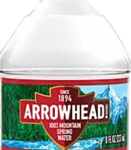 Diamond coast Arrowhead spring water 8 fl oz, total 15 bottles, total 120 fl oz