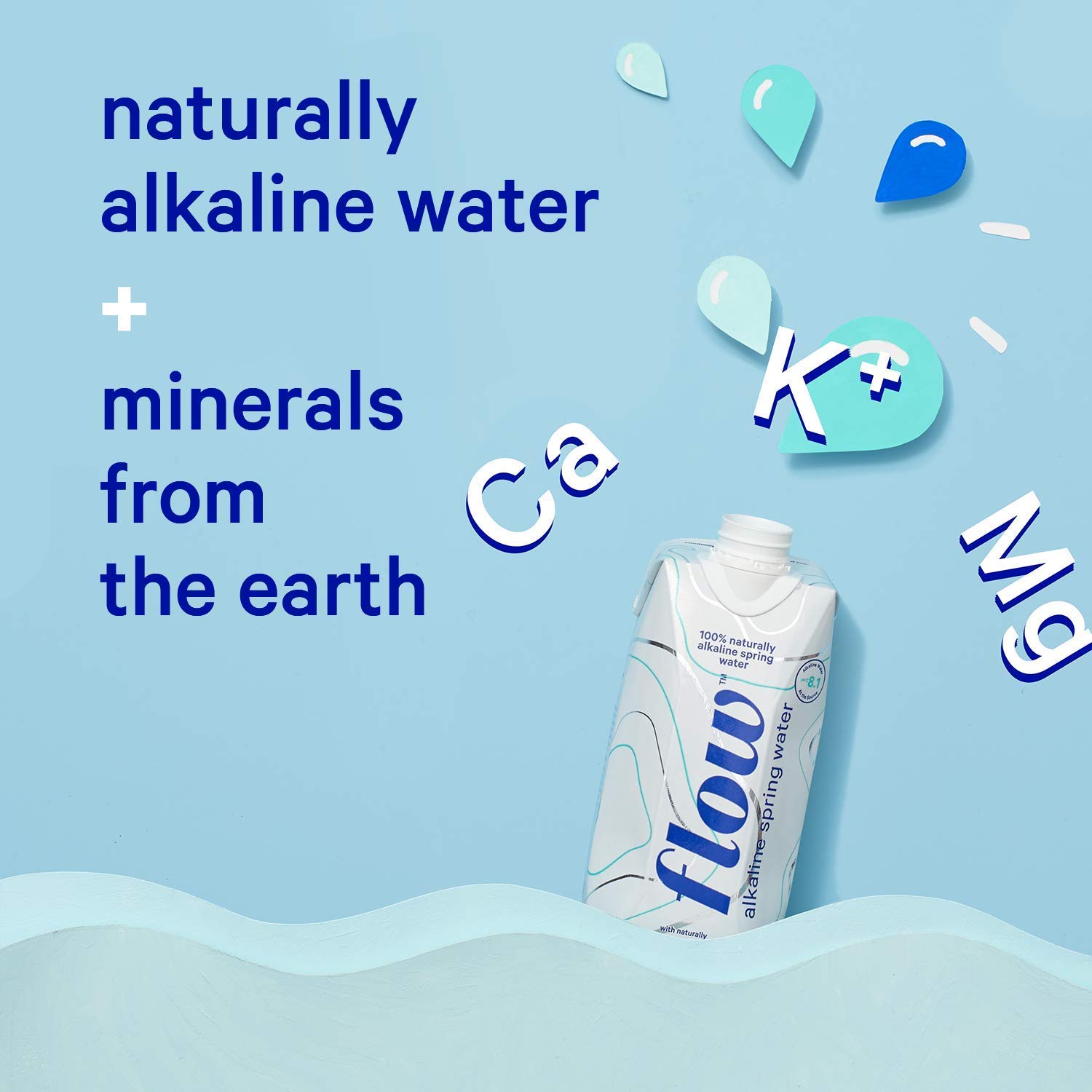 Flow Alkaline Spring Water - Refreshing Taste Of Natural Alkaline Water With Natural Electrolytes, Eco-Friendly Packaging, Non-GMO And BPA-Free. Unflavored. 24 Pack of 11.1 FL Bottles