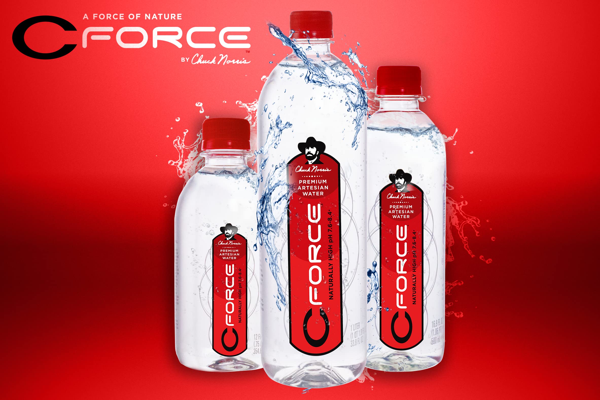 CForce Naturally Alkaline Water - 350ml 12 Pack