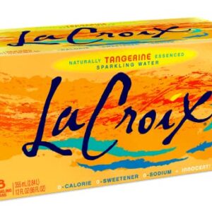 LaCroix Sparkling Water, Tangerine, 12 Fl Oz (pack of 8)