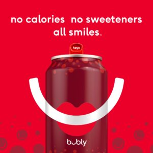 bubly Sparkling Water, Triple Berry Variety Pack, Zero Sugar & Zero Calories, Seltzer Water, 12 Fl Oz Cans (Pack of 18)