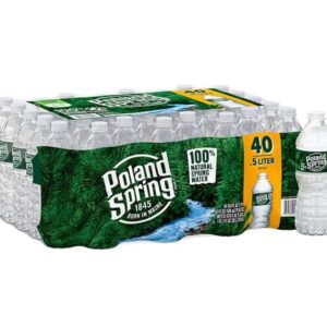 Poland Spring Natural Water 16.9 oz. 40 count (1 pack)